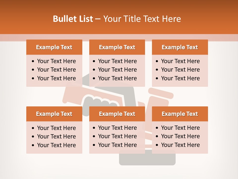 Judicial Gavel PowerPoint Template
