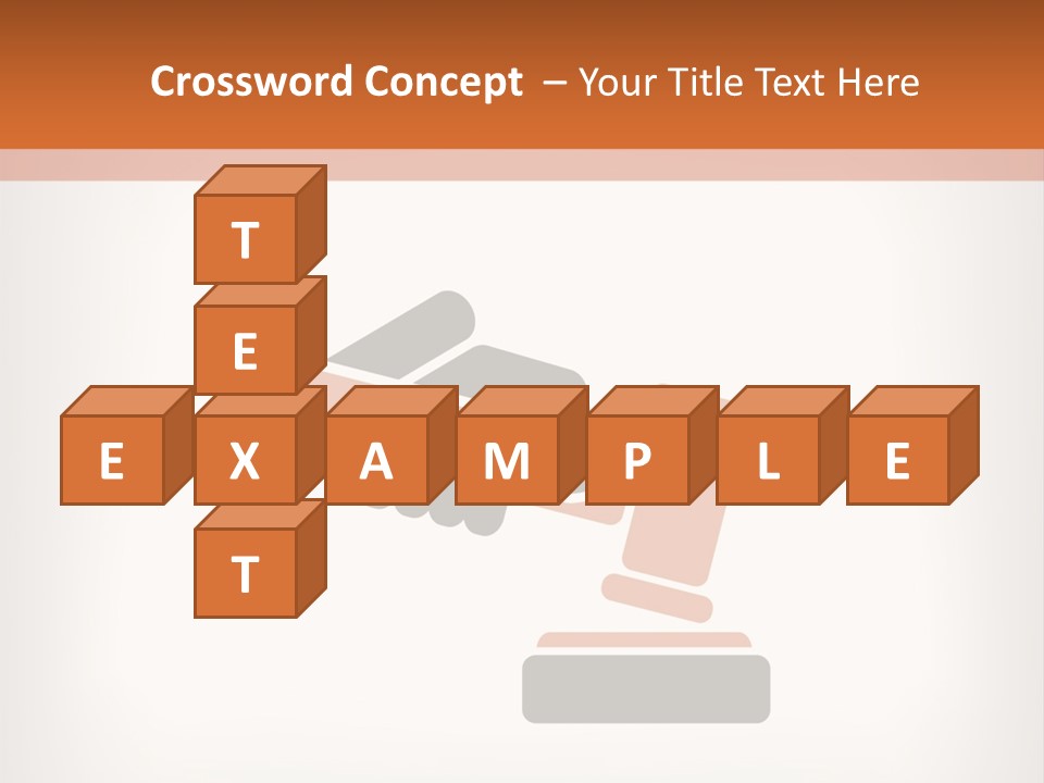Judicial Gavel PowerPoint Template