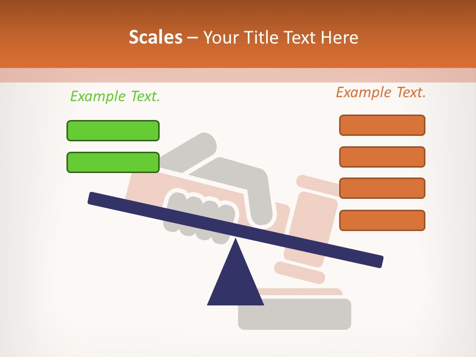 Judicial Gavel PowerPoint Template