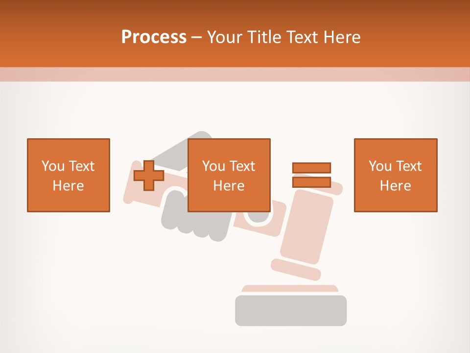 Judicial Gavel PowerPoint Template