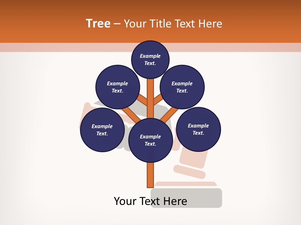 Judicial Gavel PowerPoint Template