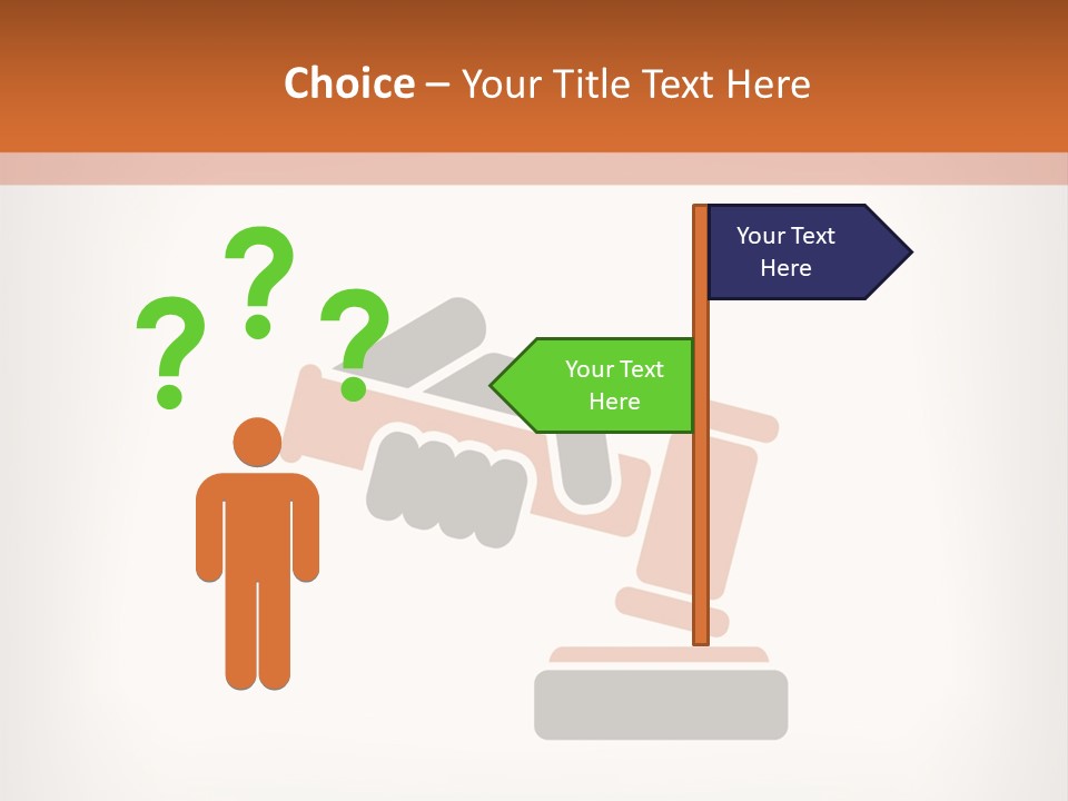 Judicial Gavel PowerPoint Template