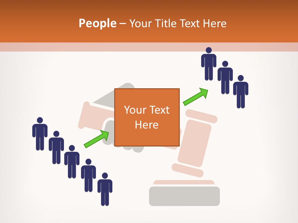 Judicial Gavel PowerPoint Template