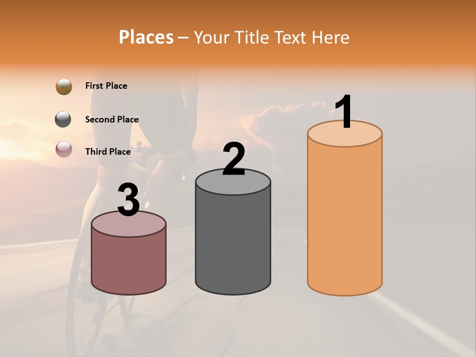 Athlete Cycling PowerPoint Template