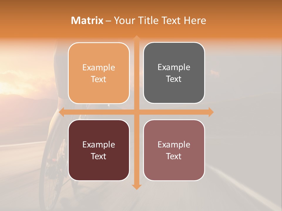 Athlete Cycling PowerPoint Template