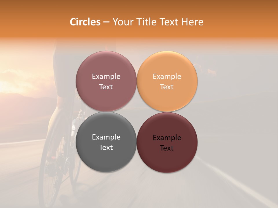 Athlete Cycling PowerPoint Template