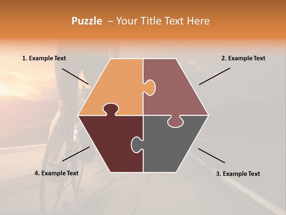 Athlete Cycling PowerPoint Template