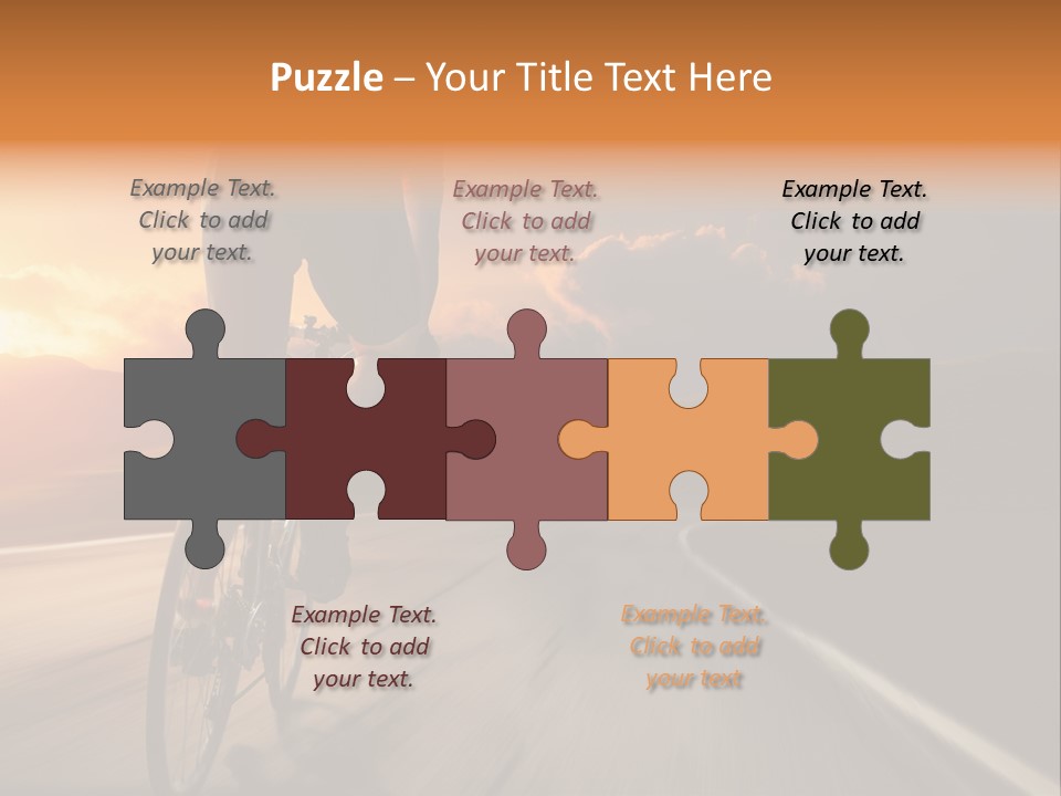 Athlete Cycling PowerPoint Template