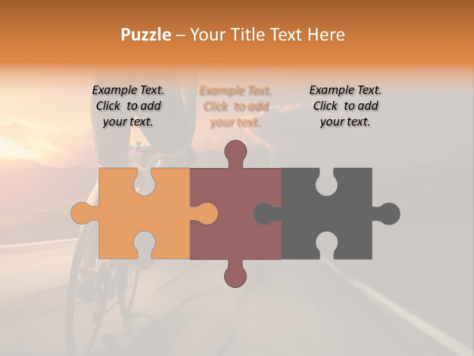 Athlete Cycling PowerPoint Template