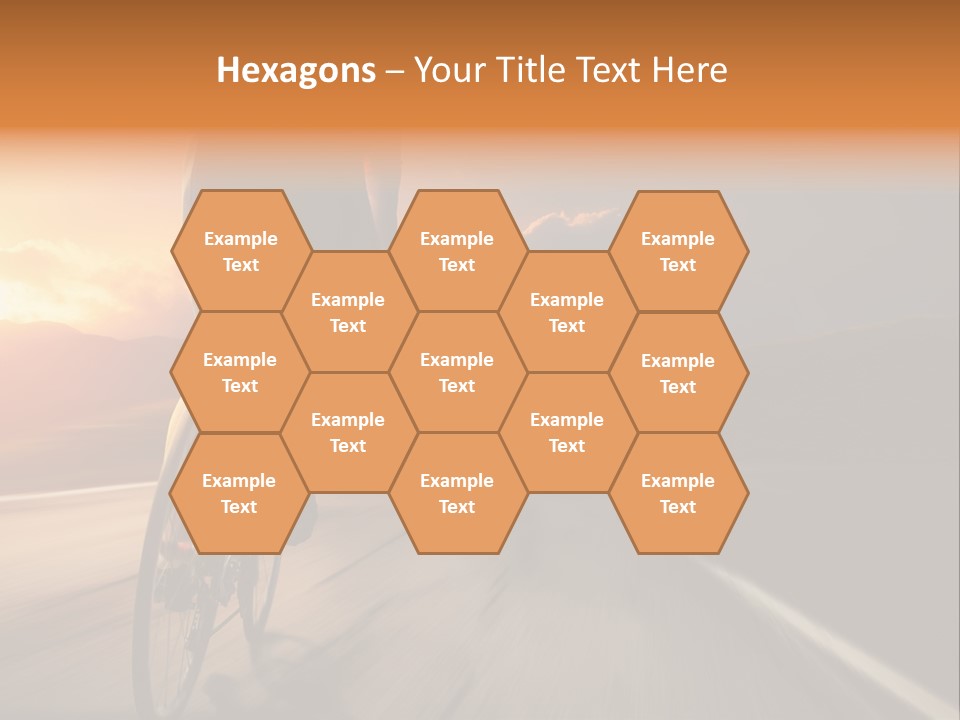 Athlete Cycling PowerPoint Template