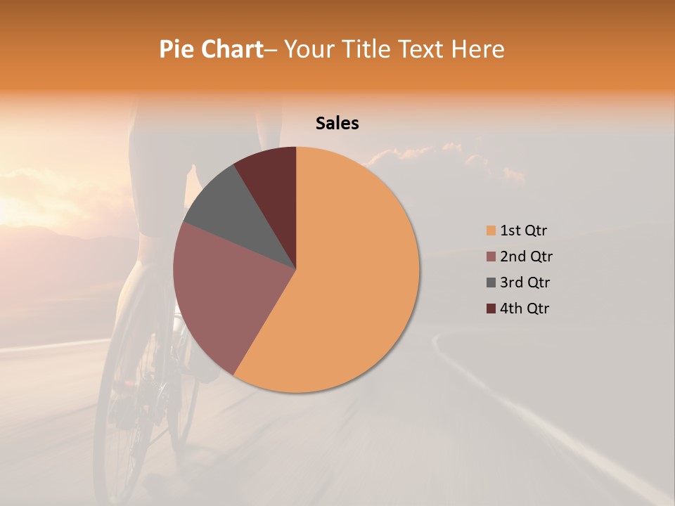 Athlete Cycling PowerPoint Template