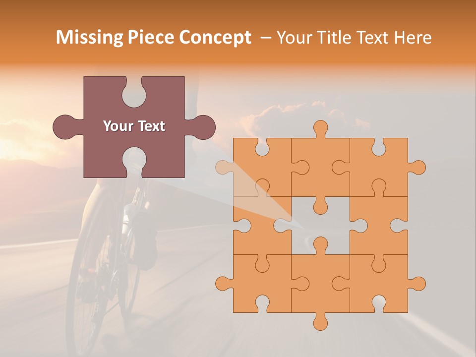 Athlete Cycling PowerPoint Template