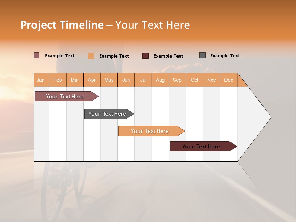 Athlete Cycling PowerPoint Template