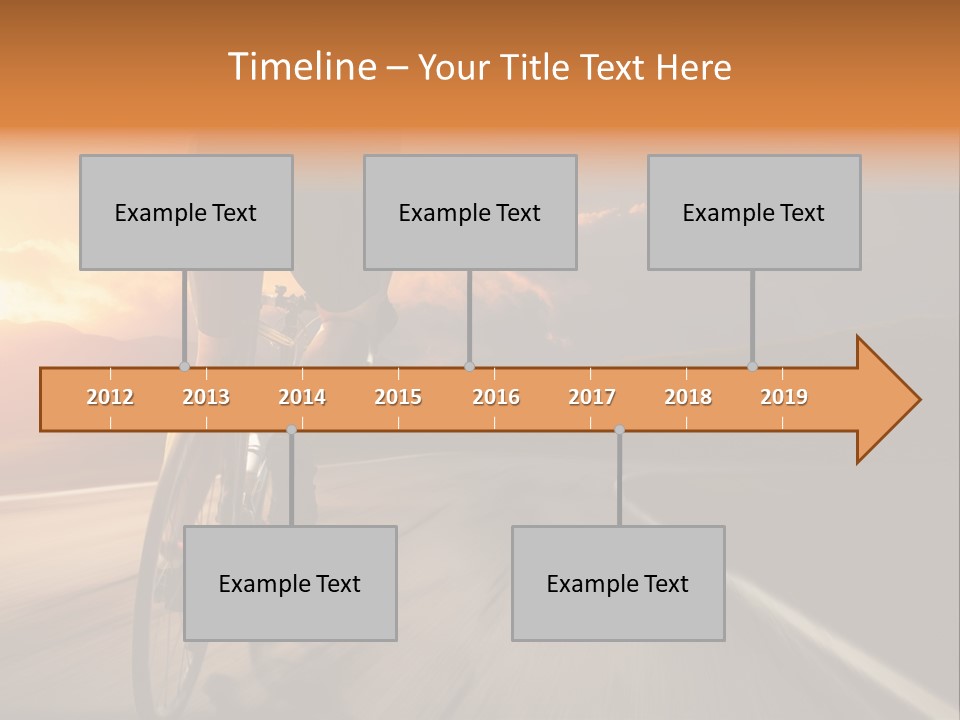 Athlete Cycling PowerPoint Template