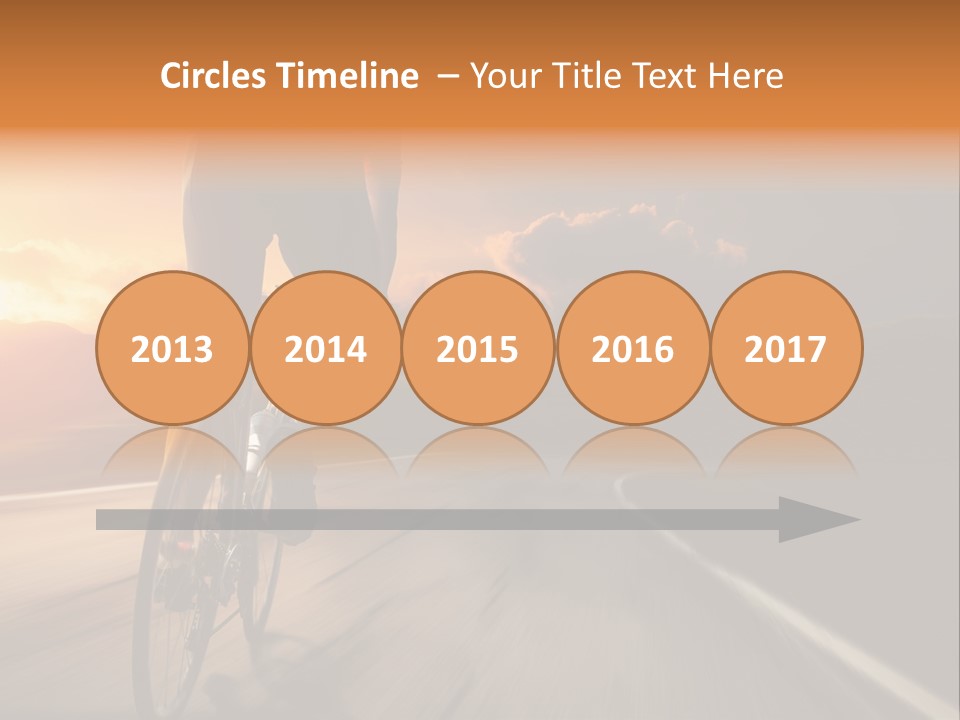 Athlete Cycling PowerPoint Template