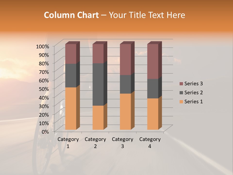 Athlete Cycling PowerPoint Template