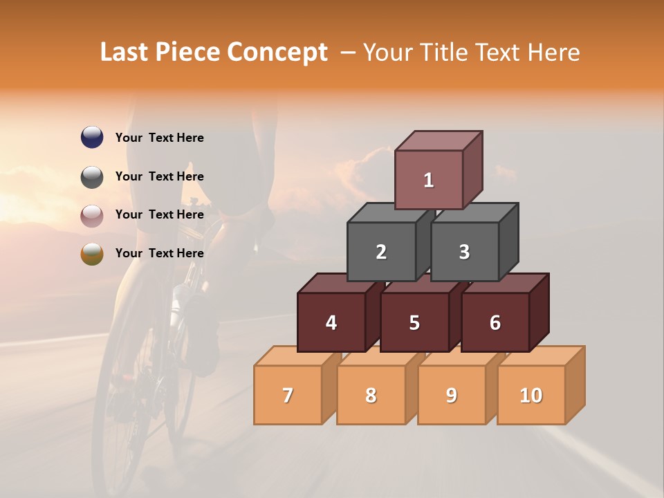 Athlete Cycling PowerPoint Template