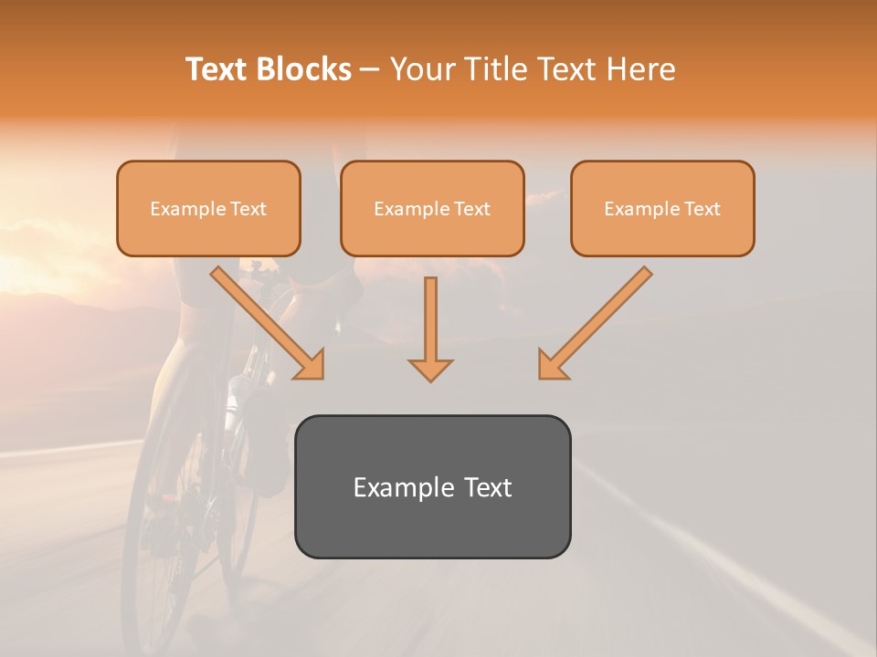 Athlete Cycling PowerPoint Template