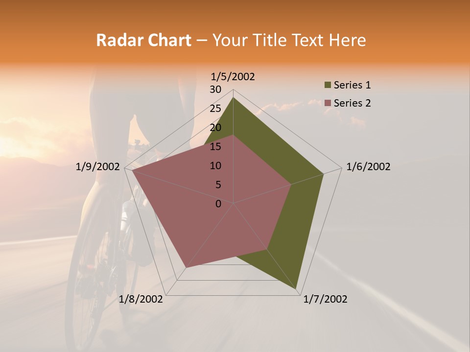 Athlete Cycling PowerPoint Template