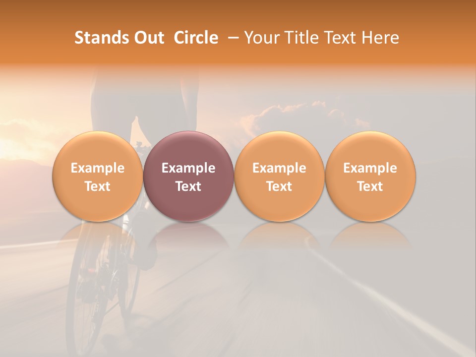 Athlete Cycling PowerPoint Template