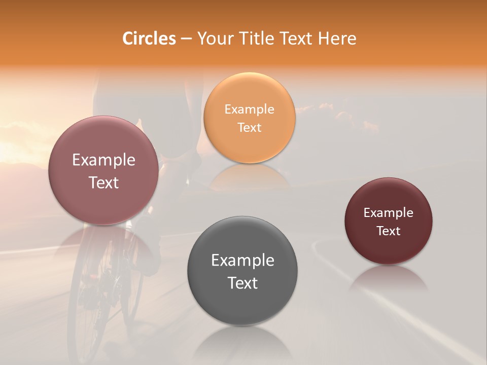 Athlete Cycling PowerPoint Template