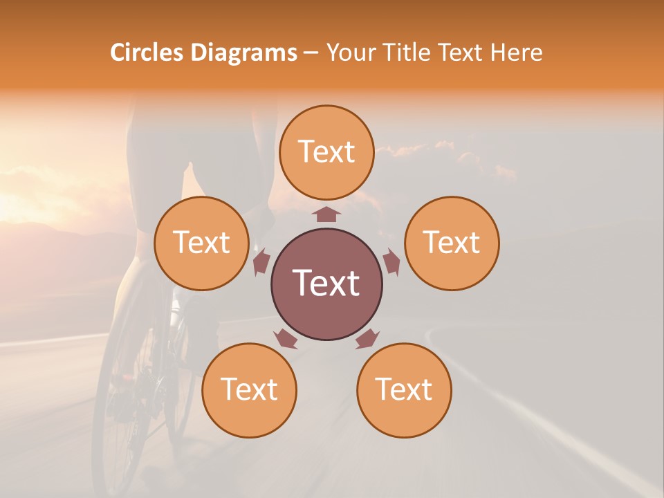 Athlete Cycling PowerPoint Template
