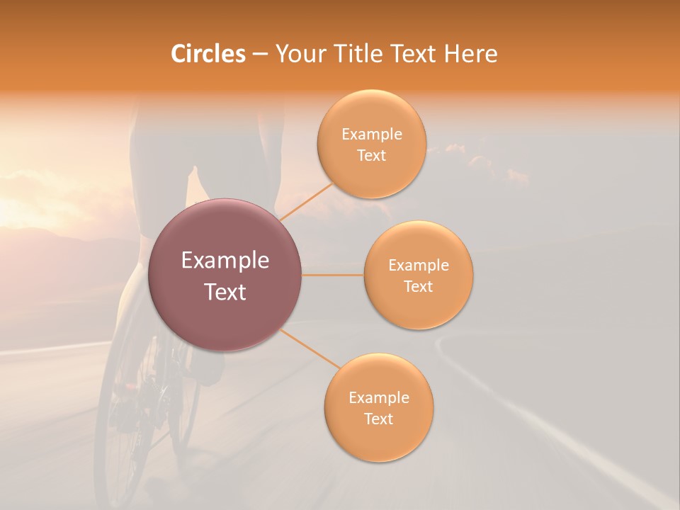 Athlete Cycling PowerPoint Template