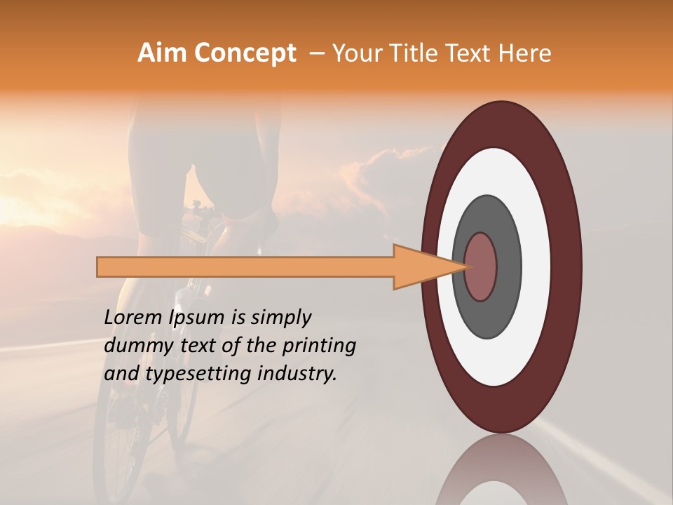 Athlete Cycling PowerPoint Template