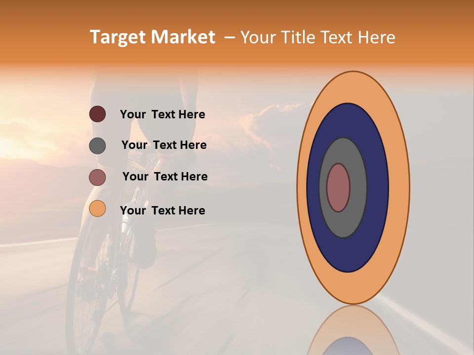 Athlete Cycling PowerPoint Template