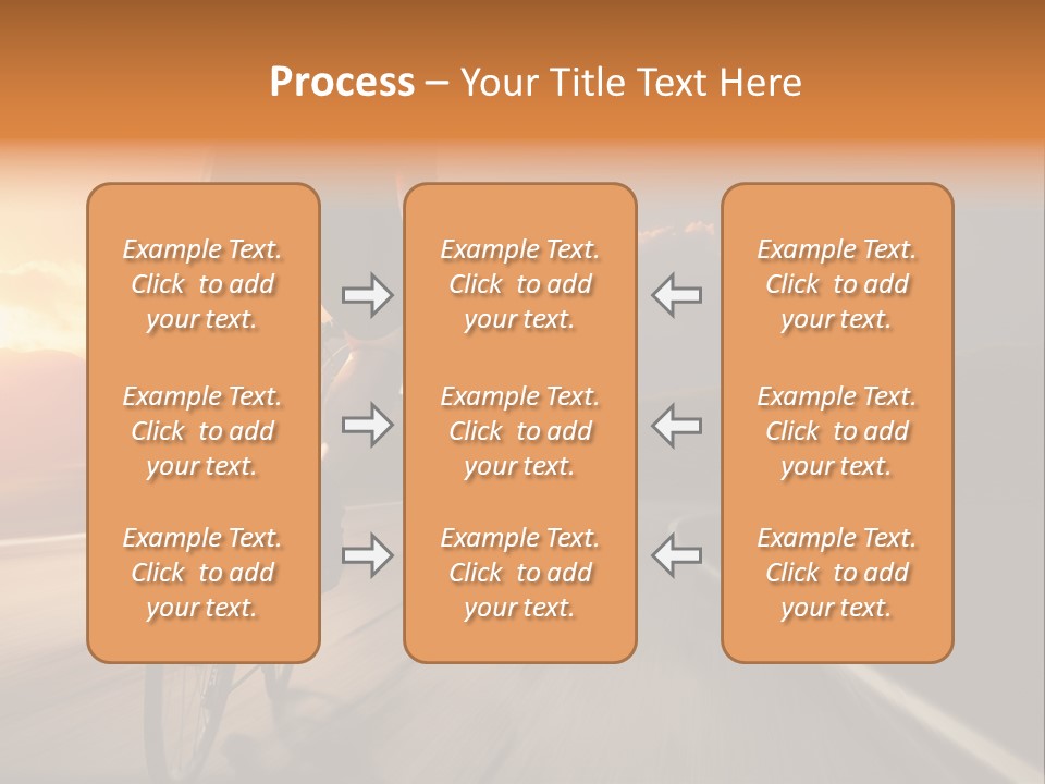 Athlete Cycling PowerPoint Template