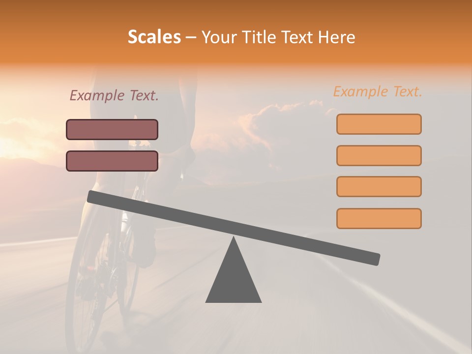 Athlete Cycling PowerPoint Template