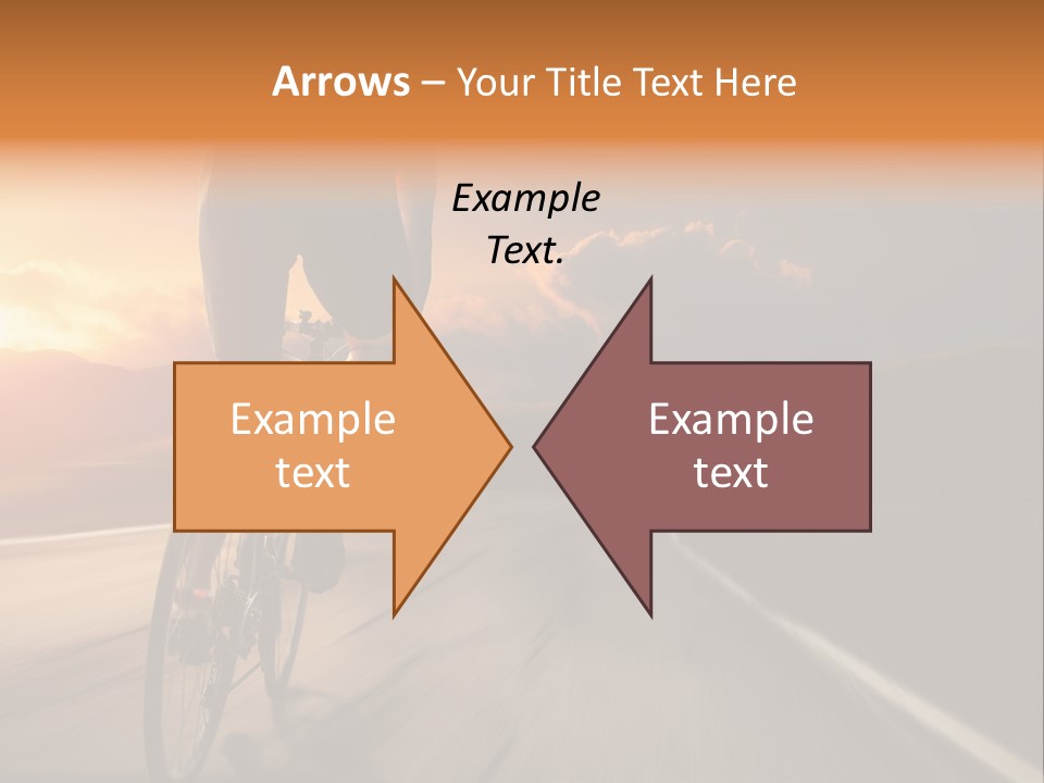 Athlete Cycling PowerPoint Template