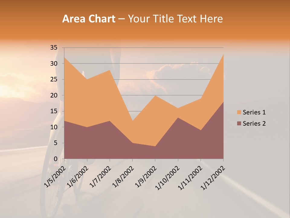 Athlete Cycling PowerPoint Template