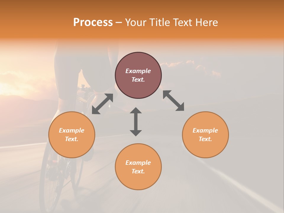 Athlete Cycling PowerPoint Template