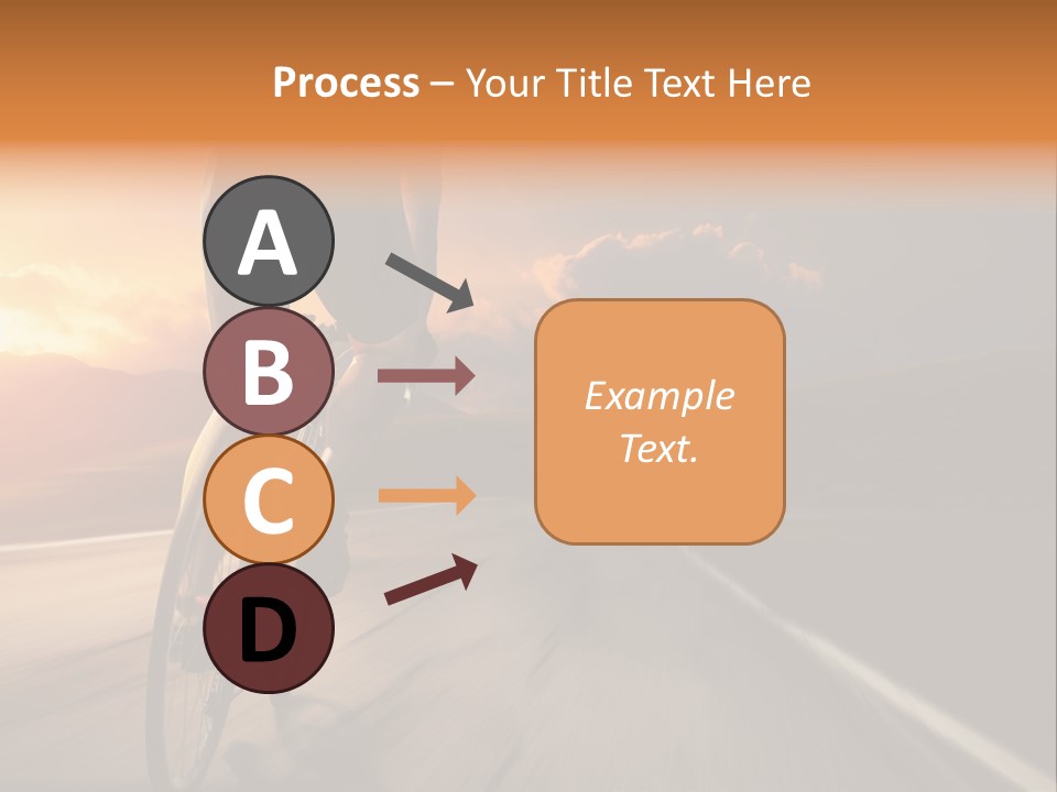 Athlete Cycling PowerPoint Template