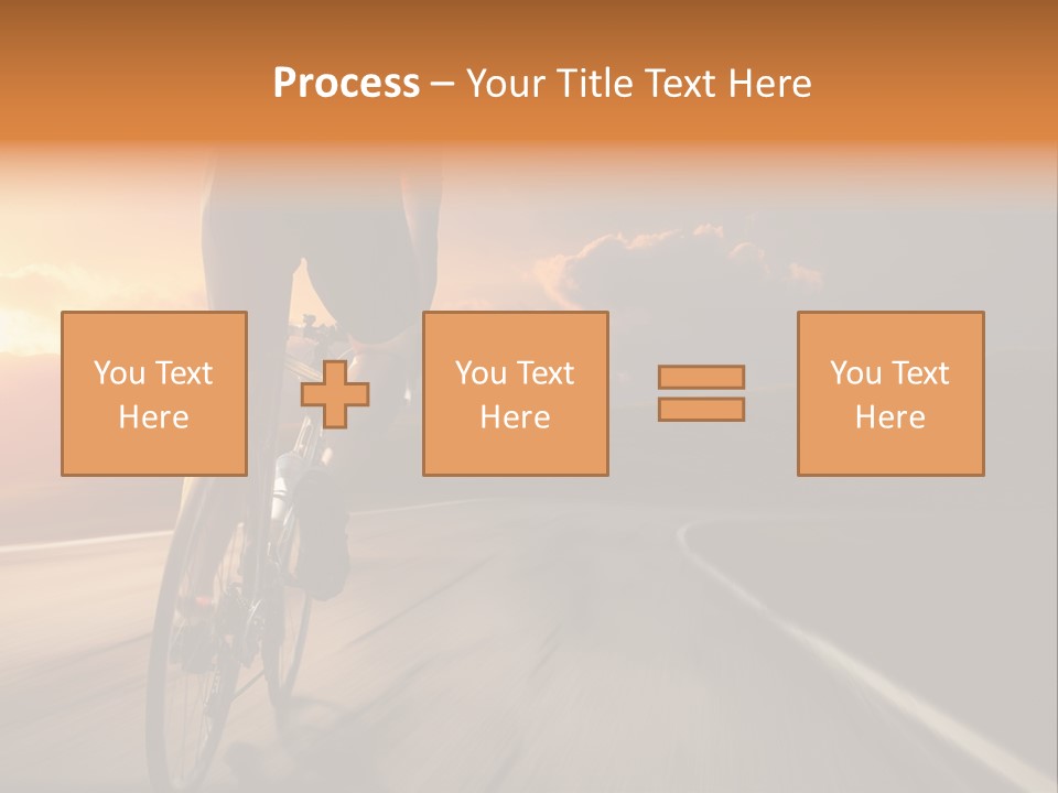 Athlete Cycling PowerPoint Template