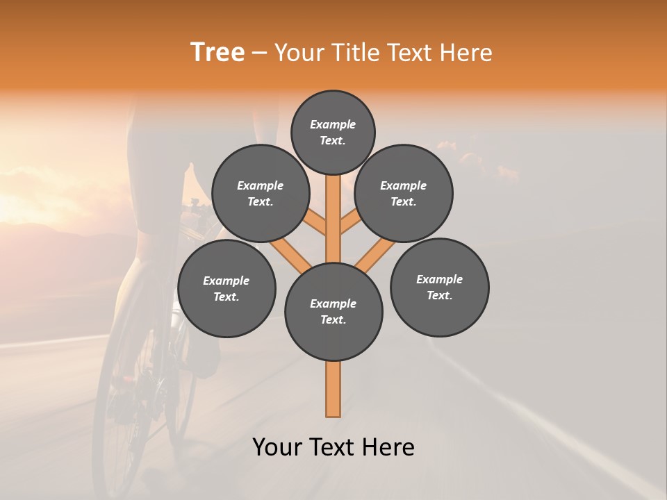 Athlete Cycling PowerPoint Template