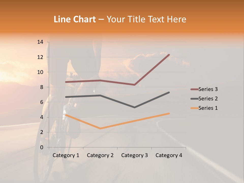 Athlete Cycling PowerPoint Template