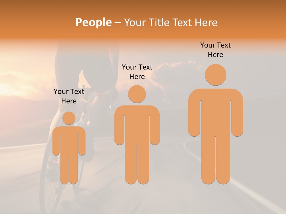 Athlete Cycling PowerPoint Template