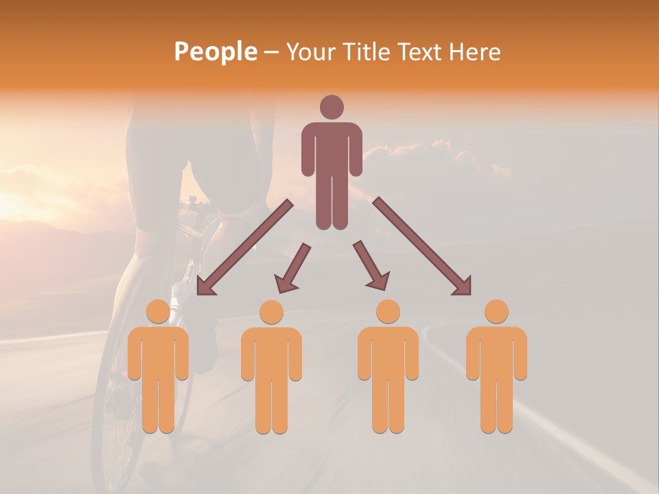 Athlete Cycling PowerPoint Template