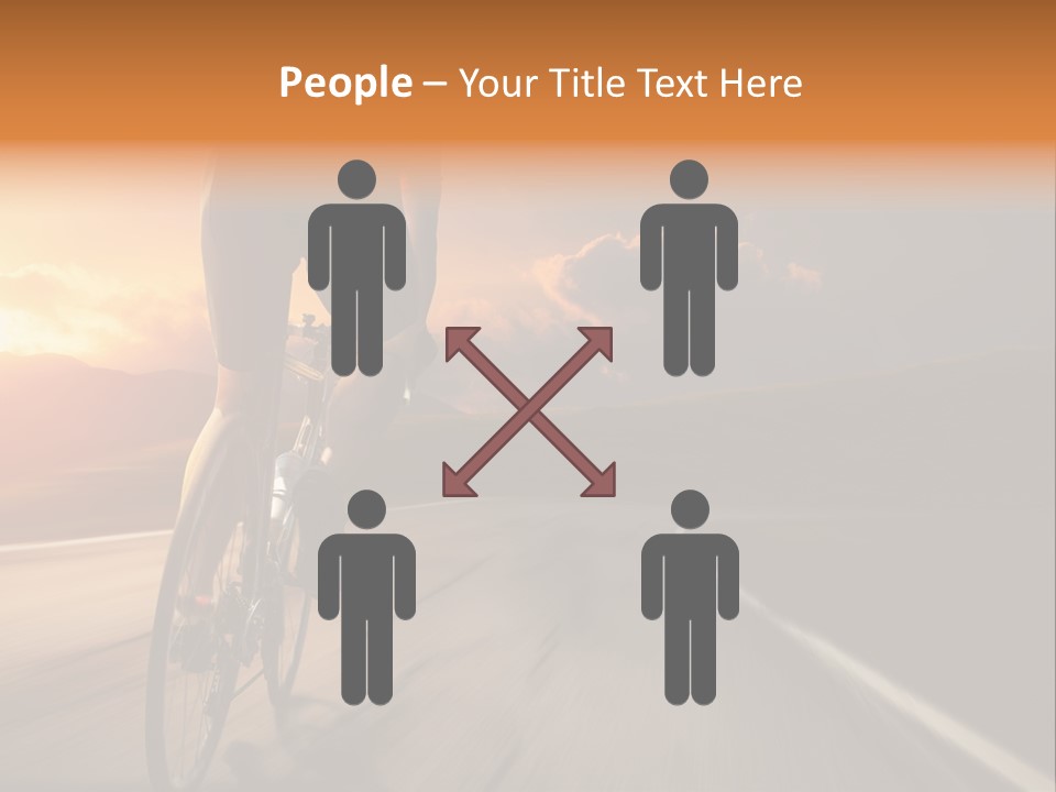 Athlete Cycling PowerPoint Template