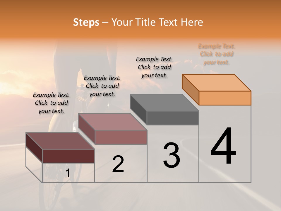 Athlete Cycling PowerPoint Template