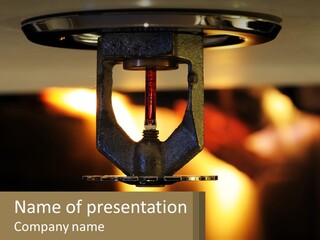Fire Extinguishing System PowerPoint Template