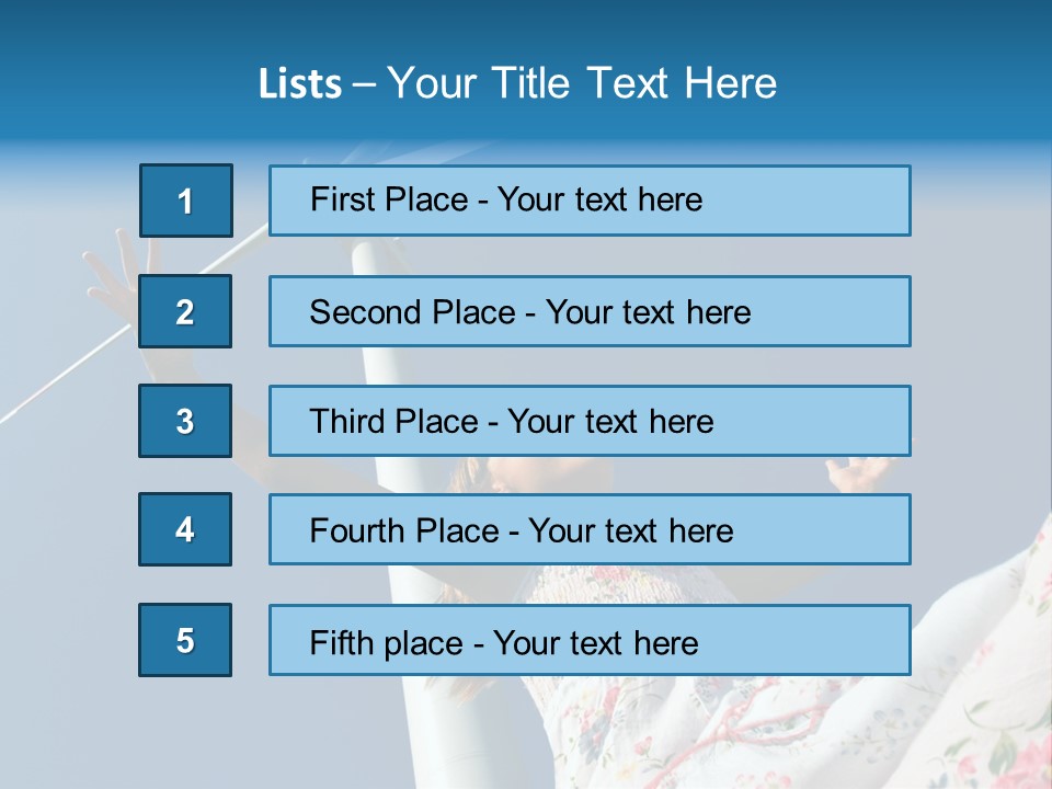 Child Near The Windmill PowerPoint Template
