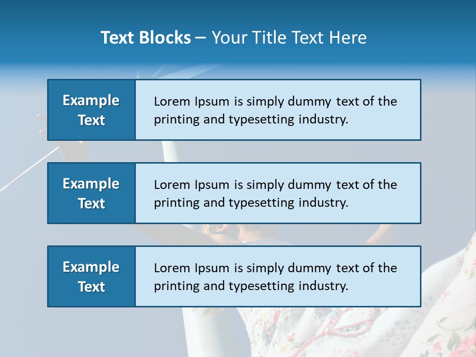 Child Near The Windmill PowerPoint Template