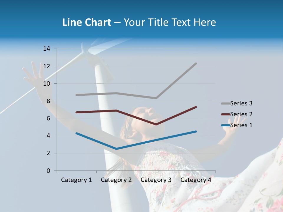 Child Near The Windmill PowerPoint Template