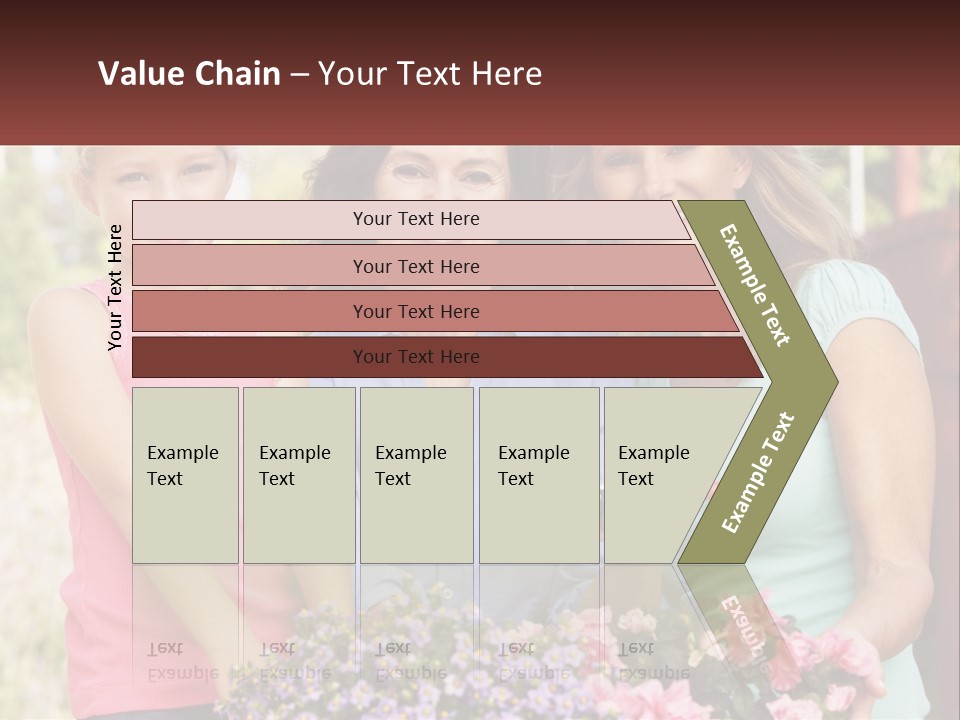 Grandmother, Mother And Child PowerPoint Template
