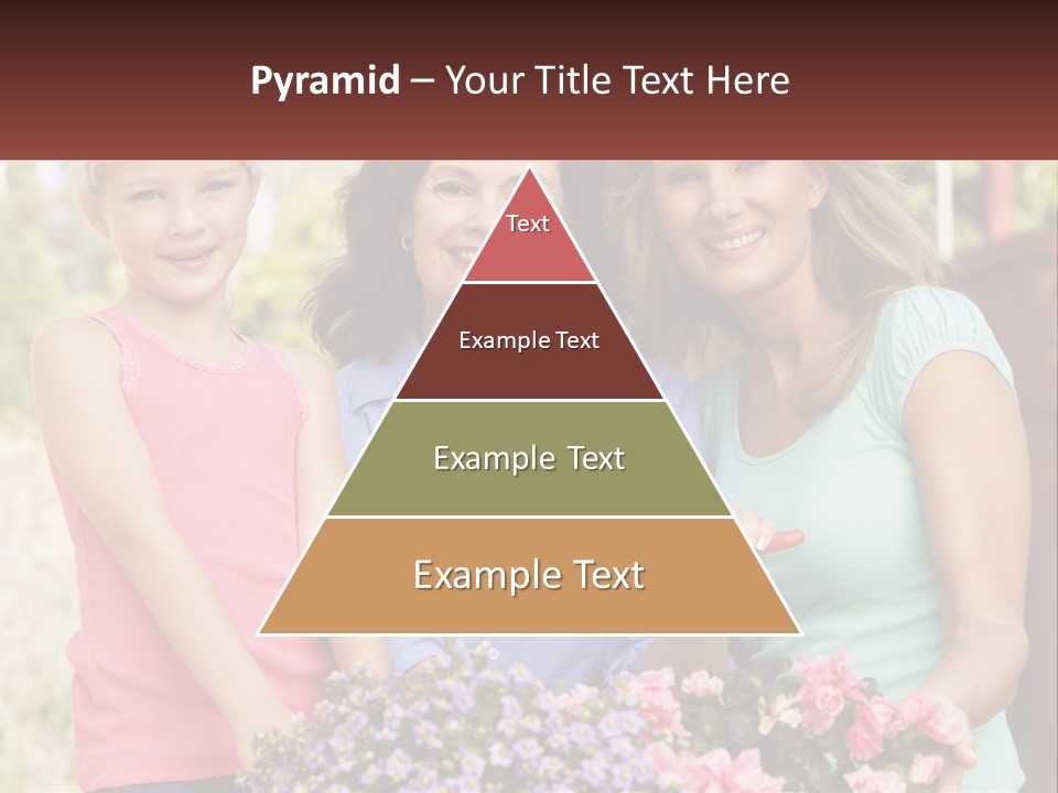 Grandmother, Mother And Child PowerPoint Template