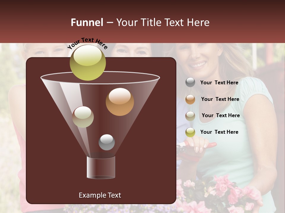 Grandmother, Mother And Child PowerPoint Template