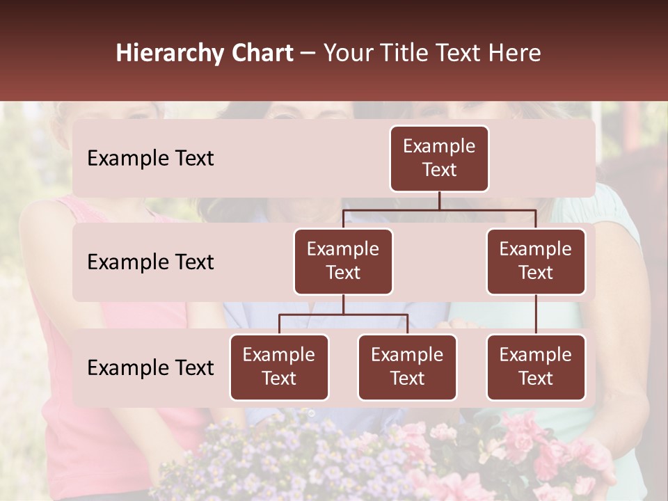 Grandmother, Mother And Child PowerPoint Template